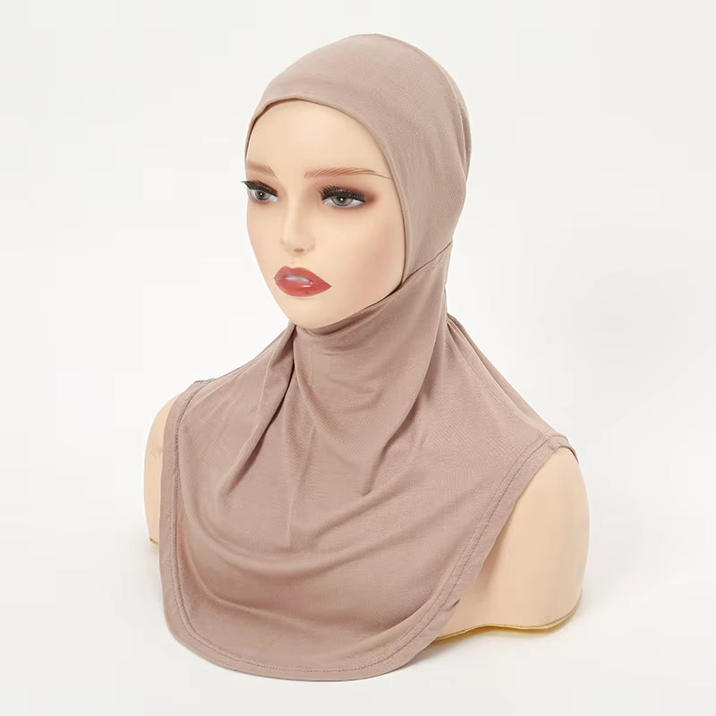 New Muslim Underscarf Inner Hijab Cap Muslim Headscarf Inner Hijab Caps Islamic Underscarf Ninja Hijab Scarf Hat Cap Bone Bonnet