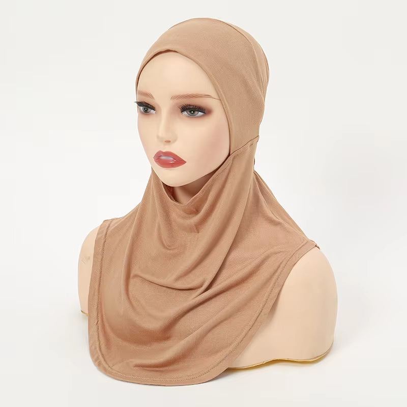 New Muslim Underscarf Inner Hijab Cap Muslim Headscarf Inner Hijab Caps Islamic Underscarf Ninja Hijab Scarf Hat Cap Bone Bonnet