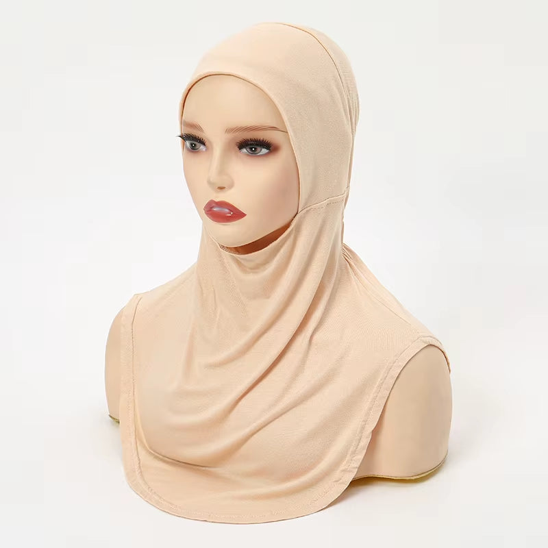 New Muslim Underscarf Inner Hijab Cap Muslim Headscarf Inner Hijab Caps Islamic Underscarf Ninja Hijab Scarf Hat Cap Bone Bonnet