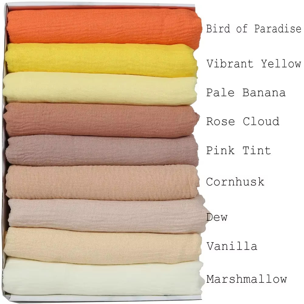 Muslim Women Crinkle Hijab Soft Cotton Scarf Hijabs Head Femme Musulman Turban Shawls Wraps Islamic Headscarf 180X90CM