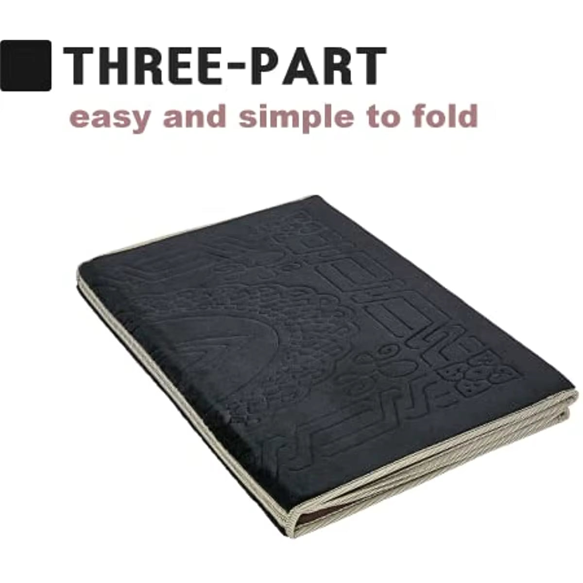 Muslim Prayer Mat Foldable Muslim Carpet Islamic Carpet Pray Mate Backrest Prayer Rug İslamic Carpet Home Tapis De Priere