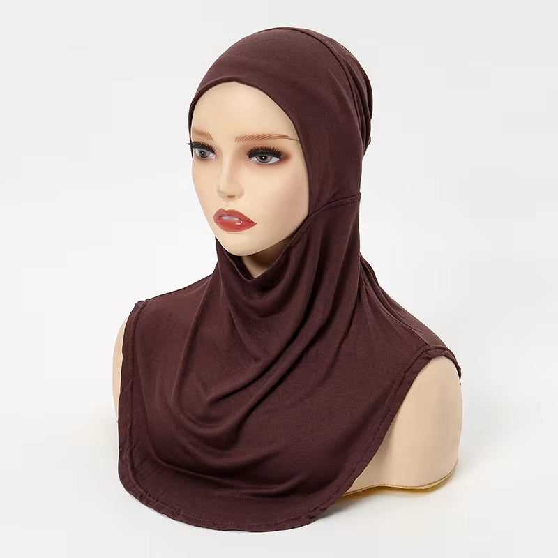 New Muslim Underscarf Inner Hijab Cap Muslim Headscarf Inner Hijab Caps Islamic Underscarf Ninja Hijab Scarf Hat Cap Bone Bonnet
